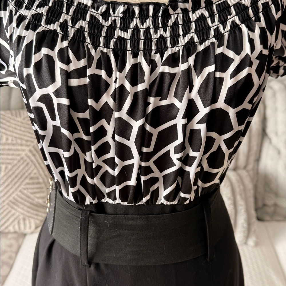 City triangles dress in color white and black womens size small - Picture 3 of 5